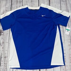 Nike Royal Performance V-Neck Training Jersey
